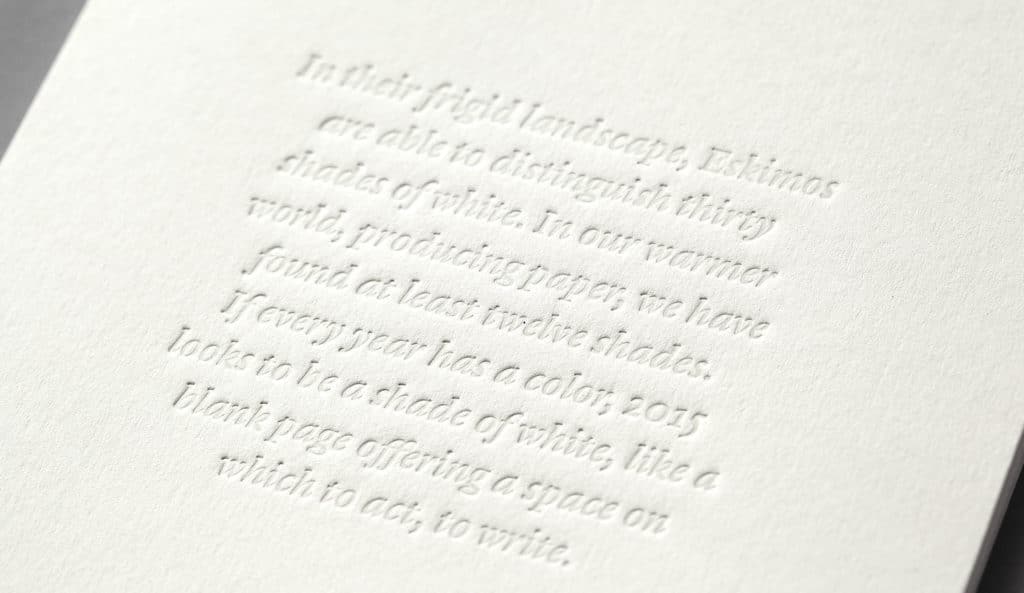 Minke - Impresión letterpress