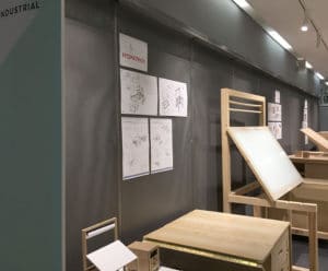 Exposición de prototipos de mobiliario para ilustradores
